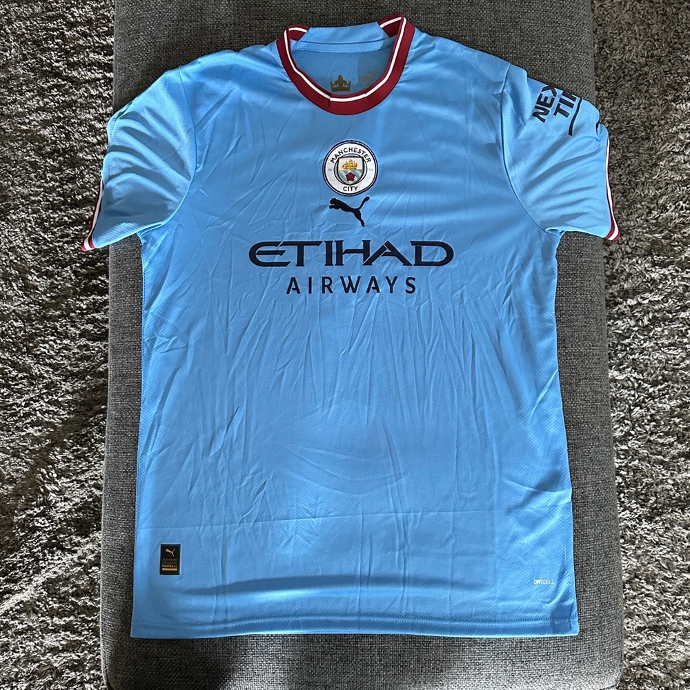 Puma Blue Manchester City Performance Jersey